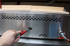 直火式ガスおでん鍋の使用方法